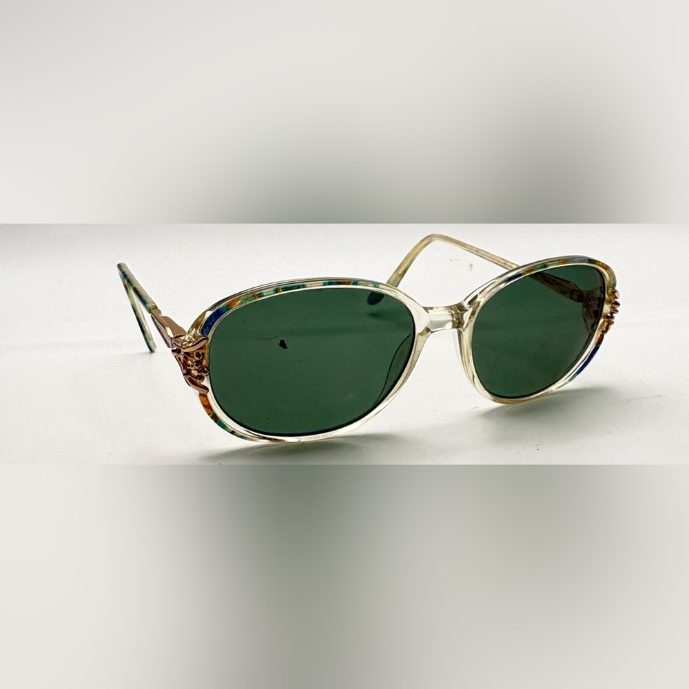 Advantage Eyewear Blue Translucent Oval Sunglasses Frames Only